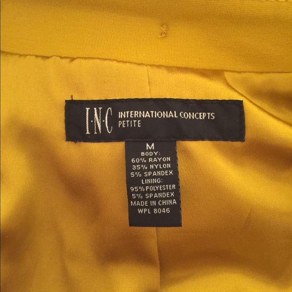 INC Ruffle Zip Jacket - Picture 6 of 6